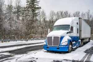Read more about the article Who Is Liable for Winter Weather Truck Accident?